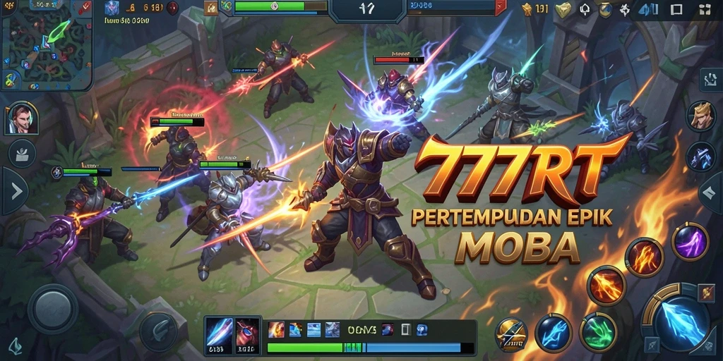 Tampilan pertarungan epik di <strong>777RT</strong> dengan grafis menakjubkan.
