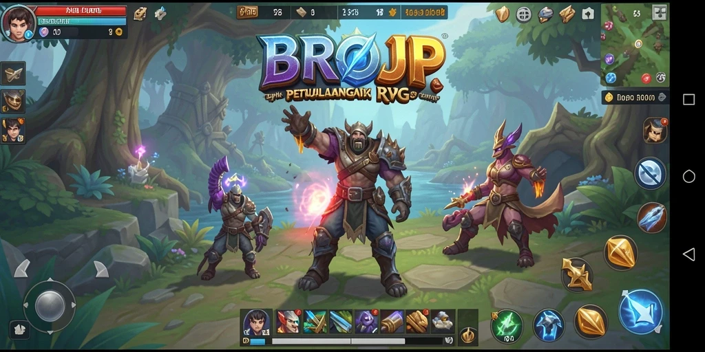 Gameplay epik dengan pemandangan fantasi yang menakjubkan.