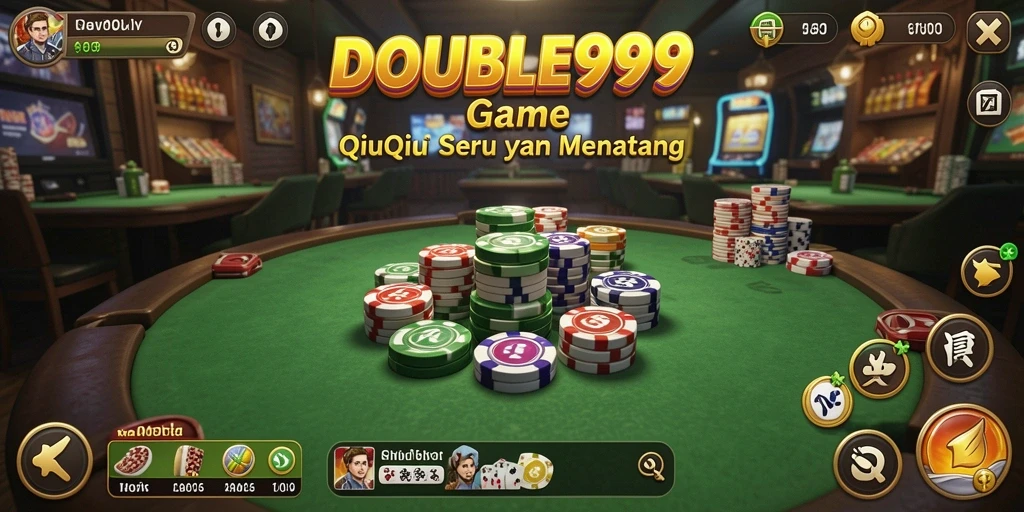 Tampilan gameplay seru dari DOUBLE999 dengan grafis menarik.
