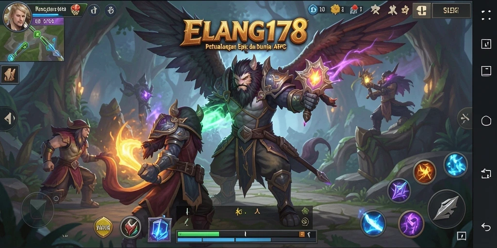 Tampilan menarik dari gameplay seru ELANG178.