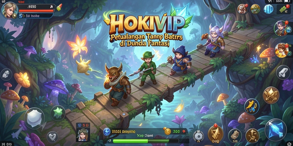 Tangkapan layar gameplay HOKIVIP menampilkan karakter dalam misi seru.