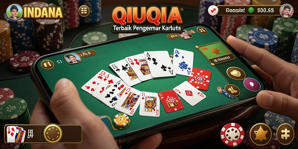 Tampilan gameplay QiuQiu yang menarik dan interaktif.