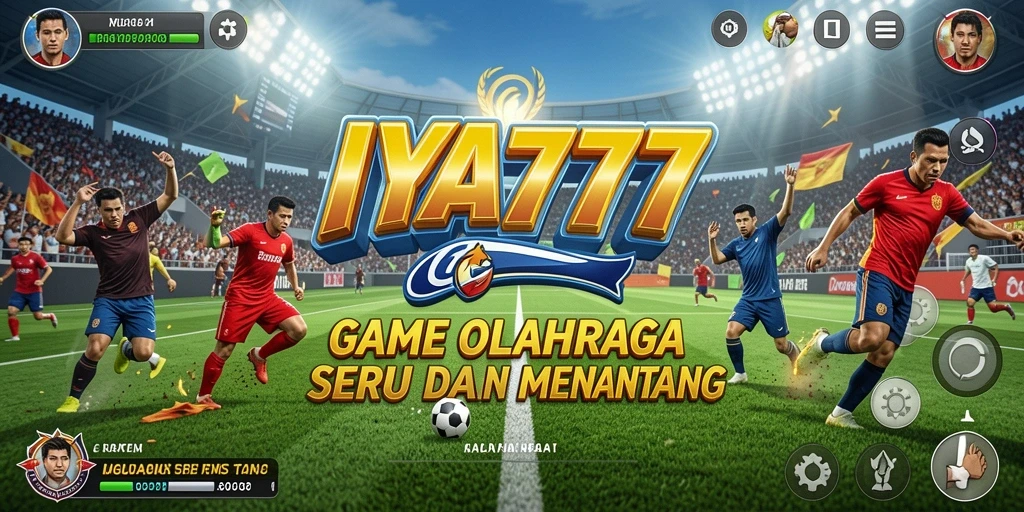 Screenshot gameplay IYA777 dengan tampilan seru permainan olahraga.