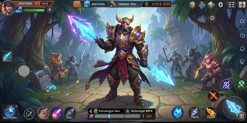 Tampilan seru dari gameplay JAGOTOGEL yang memukau.