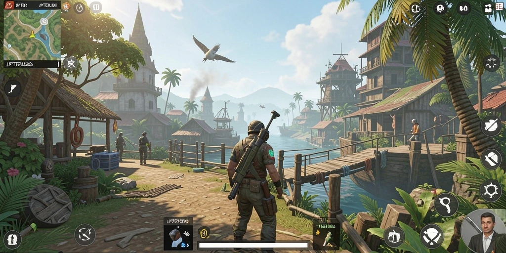 Tampilan gameplay JPTERUS66 yang mendalam dan menyenangkan dalam dunia Open World.
