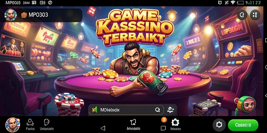 Screenshot MPO303 menampilkan gameplay kasino yang mendebarkan dan interaktif.